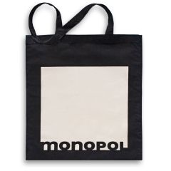 MONOPOL LOGO-Stoffbeutel 2024, schwarz